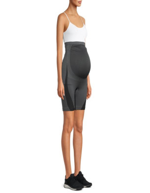 Women S-XL Maternity Shorts Black